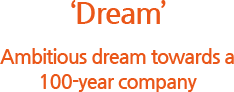 ‘Dream’ Ambitious dream towards a 100-year company